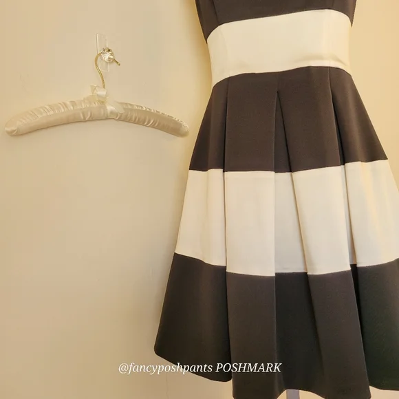 RALPH LAUREN luxury formal tiered fully lined satin cocktail party dress classic - Picture 3 of 17